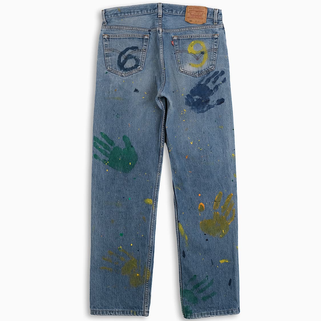 빈티지 리바이스 501 90s USA 핸드페인팅 LV50136508 상품이미지3