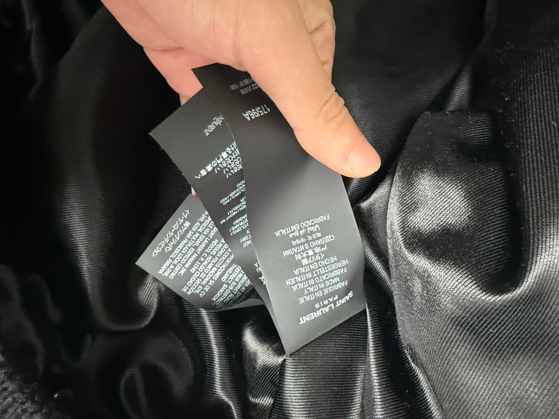 48 생로랑 백로고 자켓 상품이미지3