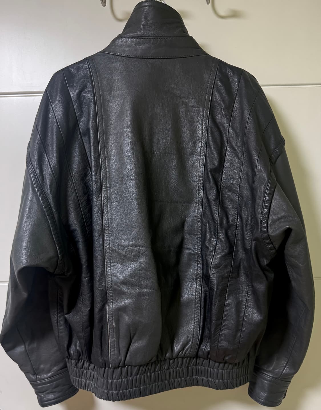 cow leather bomber jacket 상품이미지3