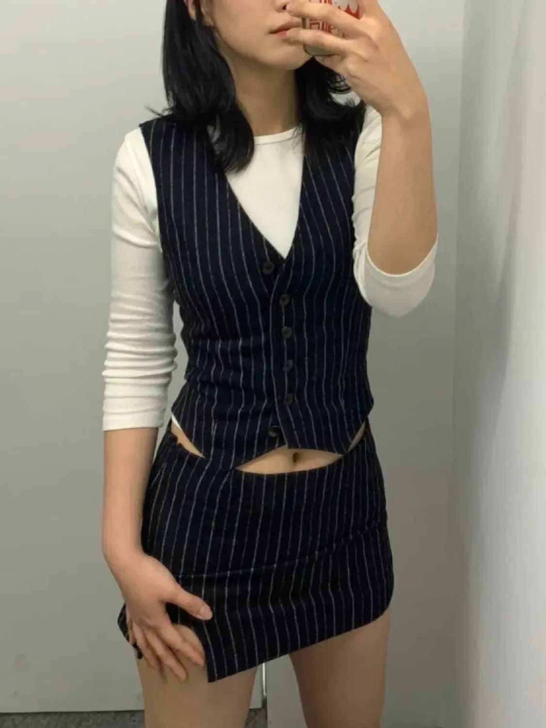 글로니 라나 울 베스트 유베이비 스커트 셋업 상품이미지4