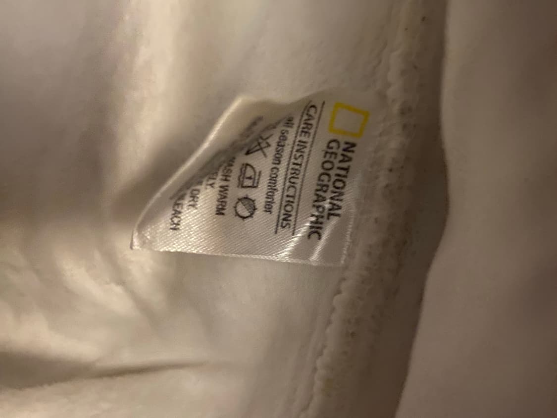 네셔널지오그래픽 흰색뽀글이 M 상품이미지3