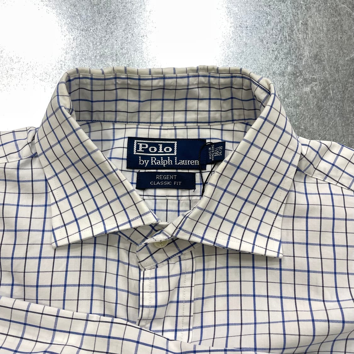 (16 1/2) POLO 폴로 랄프로렌 체크 셔츠 리젠트 클래식핏 상품이미지9
