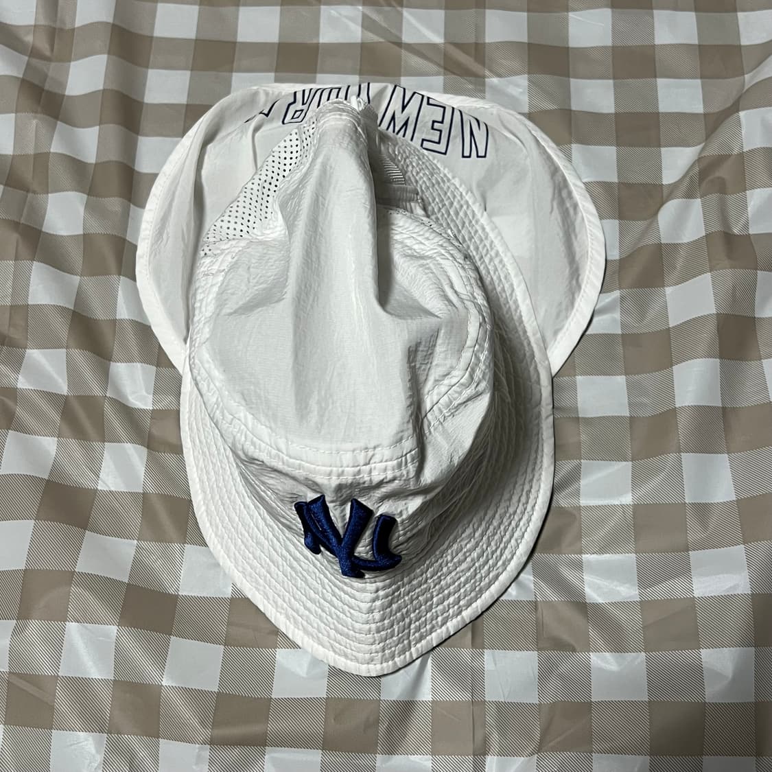 뉴에라 뉴욕양키스 그늘막 벙거지 M 모지 벙거지 썬캡 화이트 골프 덮개 상품이미지2