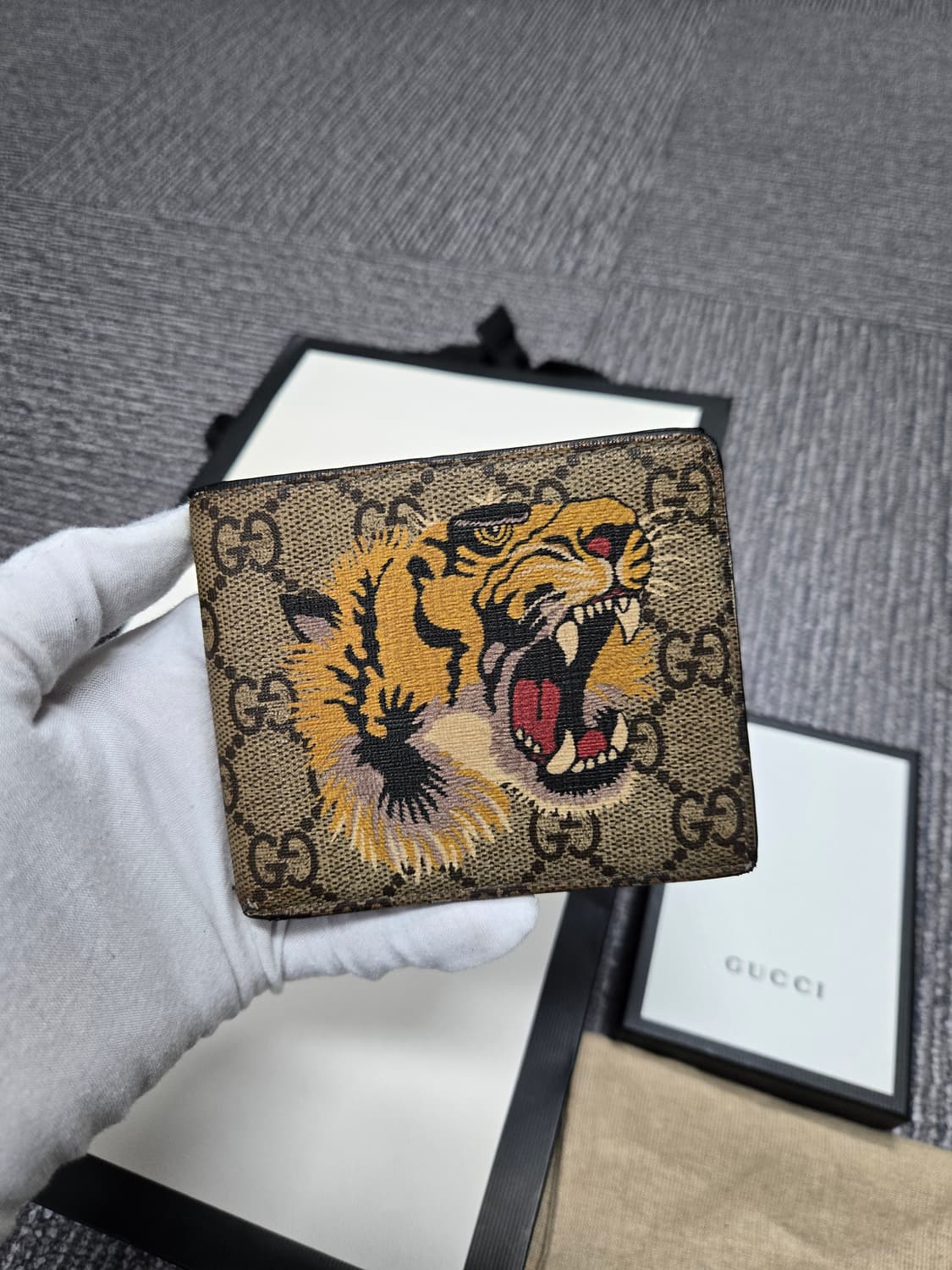 [특가][정품]구찌 타이거 반지갑 상품이미지1