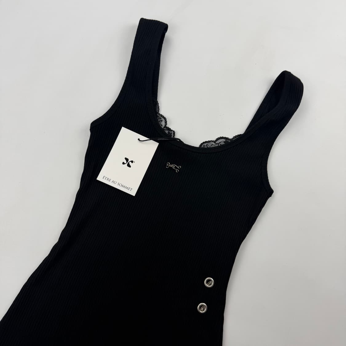 에트오소메 아일렛 레이스 원피스 상품이미지3