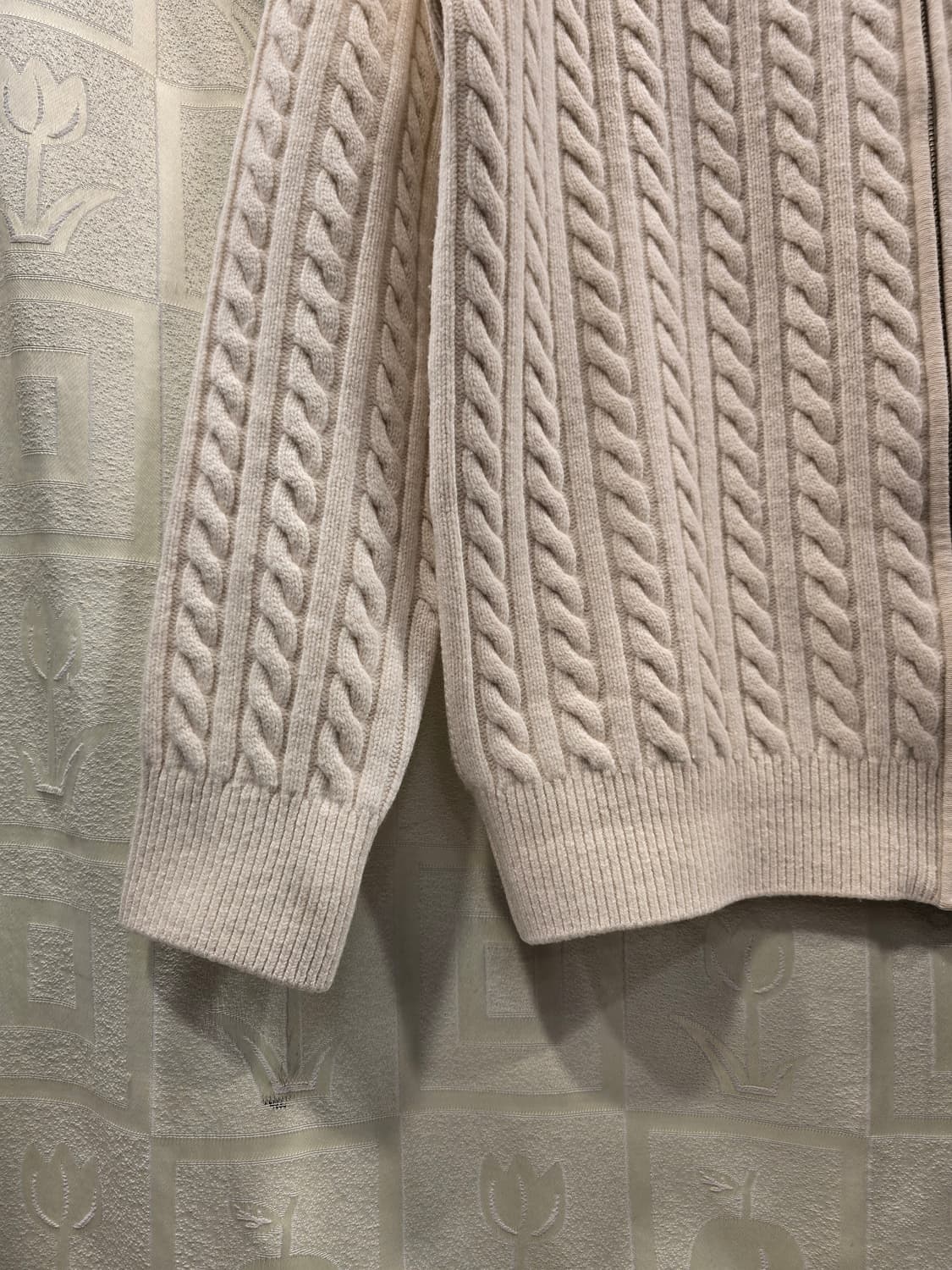 라코스테 케이블 니트 집업 가디건 겸 자켓 M(95) 상품이미지4