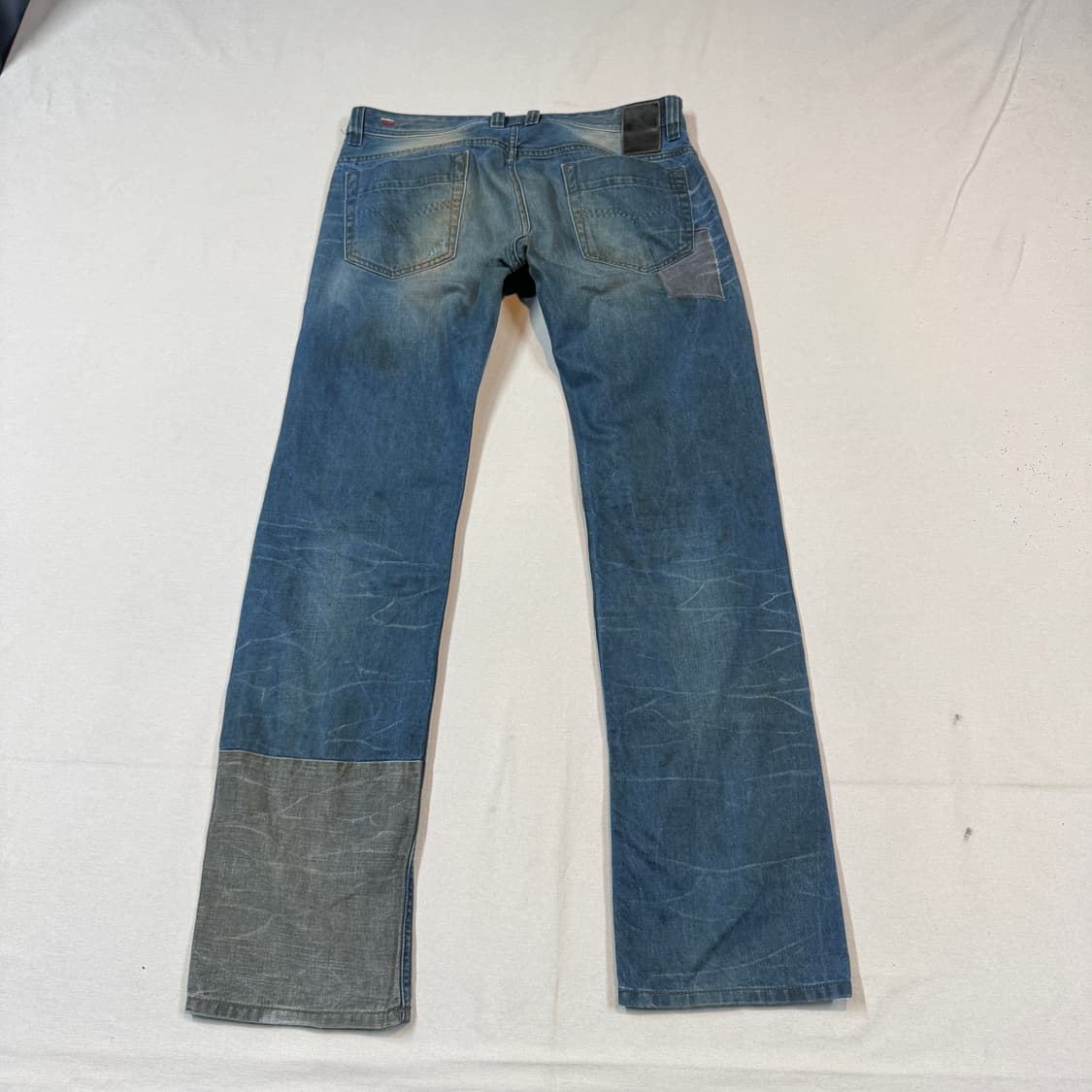 32inch) 디젤 DIESEL 사파도 패치워크 데님 팬츠 상품이미지5