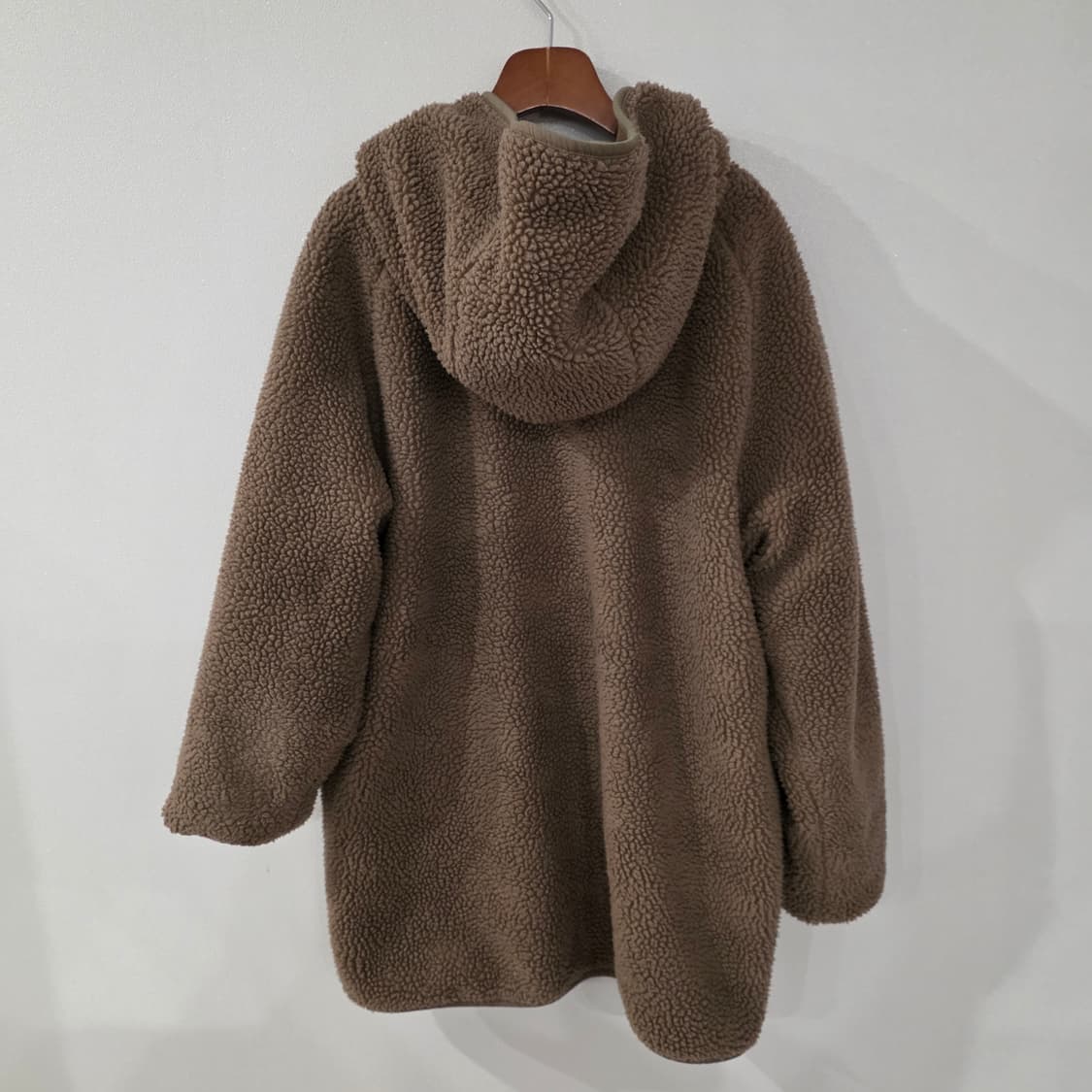 푸마 리버시블 플리스 후드 자켓 XL 브라운 상품이미지7