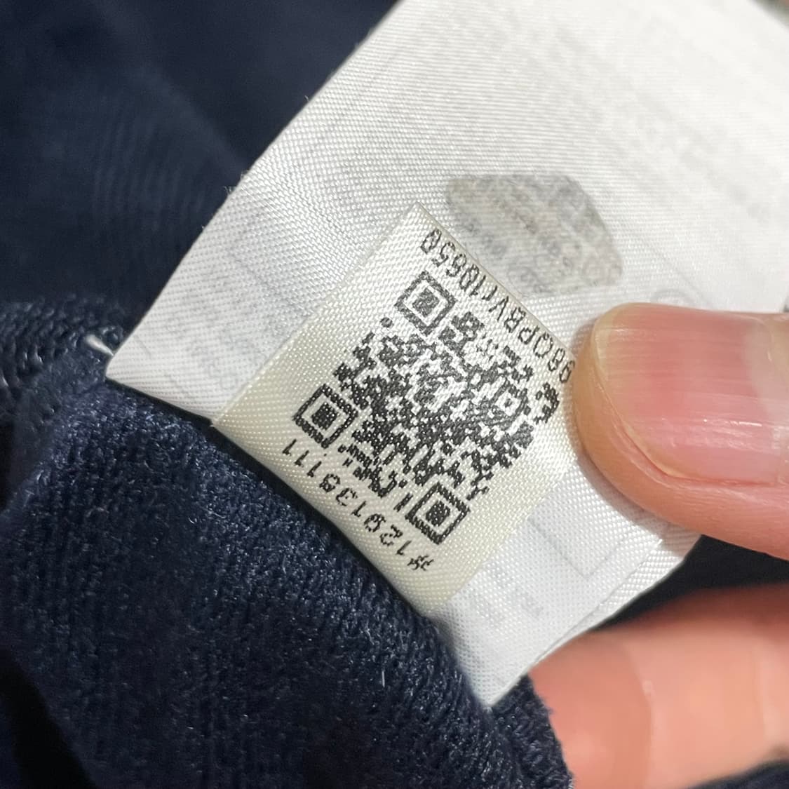 아디다스 삼각로고 네이비 기모 집업져지 자켓 남성XL 상품이미지6