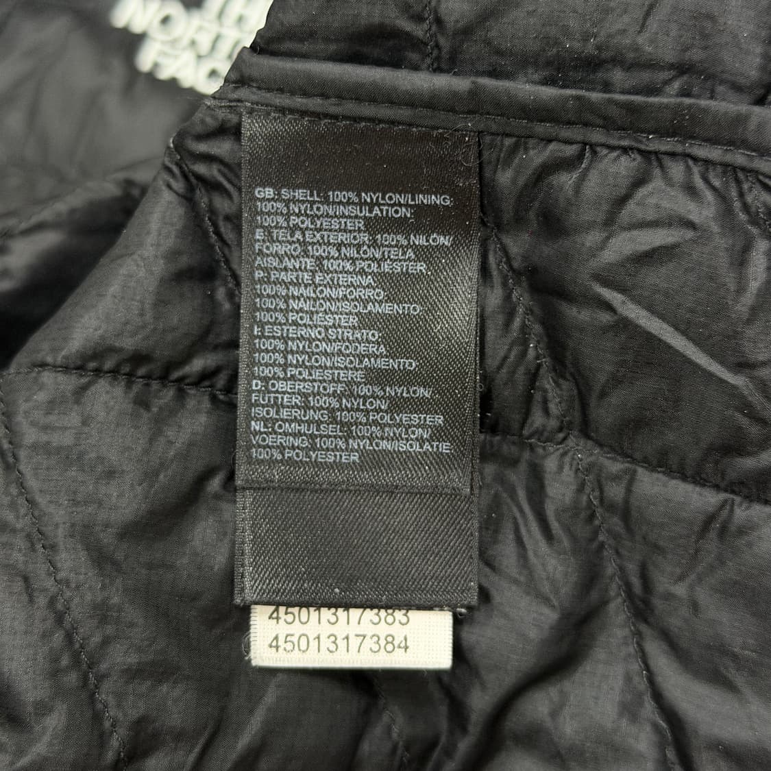 노스페이스 해외판 써모볼 프리마로프트 경량패딩 자켓 블랙 L 상품이미지7