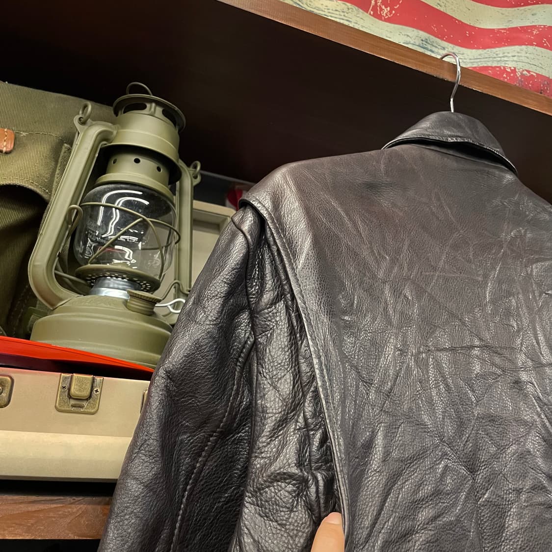 라코스테 A-2 플라이트 송아지 가죽 자켓 상품이미지4