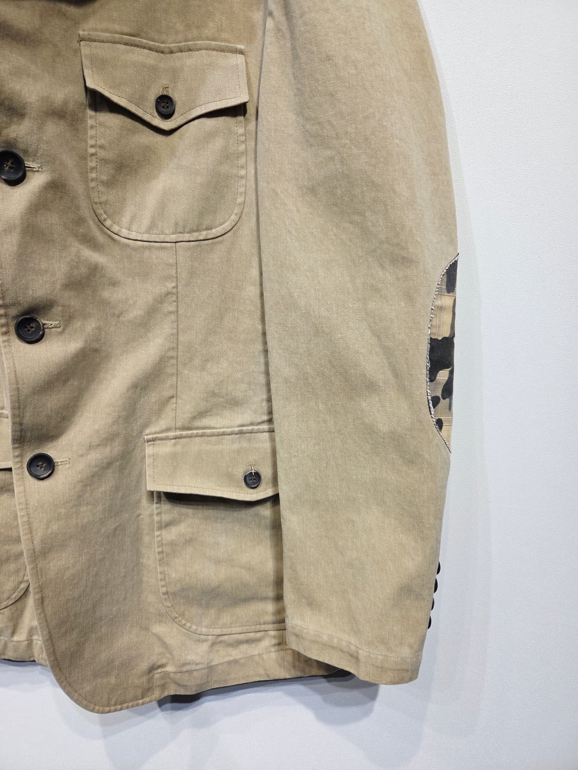 MAERYO 매료 빈티지 워싱 코튼 사파리 자켓 상품이미지5