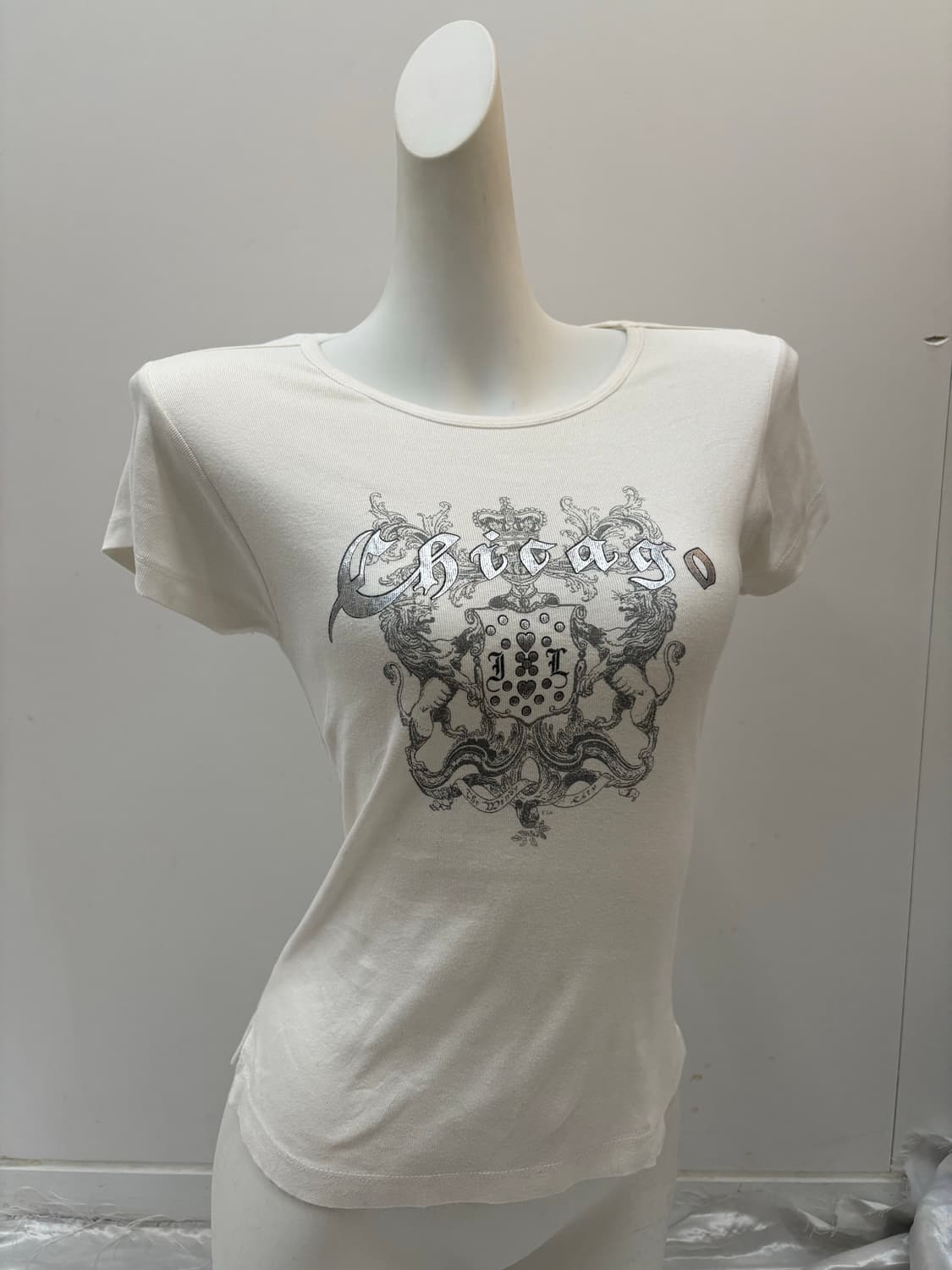 Y2K 레터링 반팔 상품이미지1