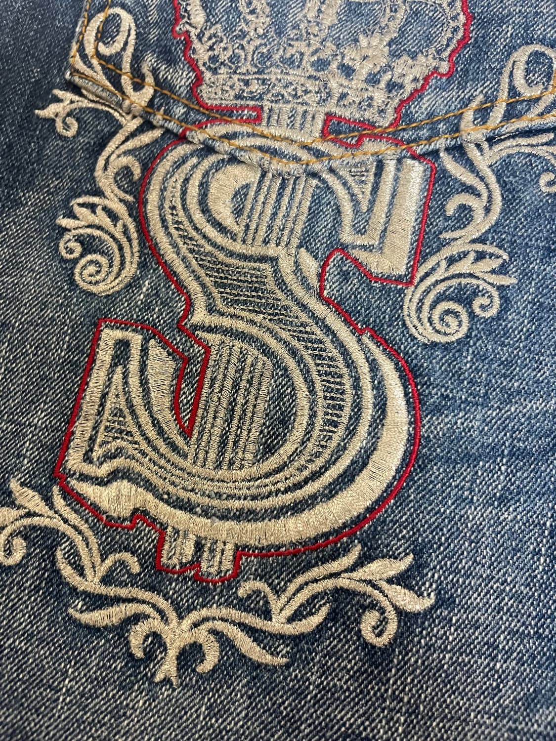 Y2K 빈티지 워싱 데님팬츠 상품이미지4