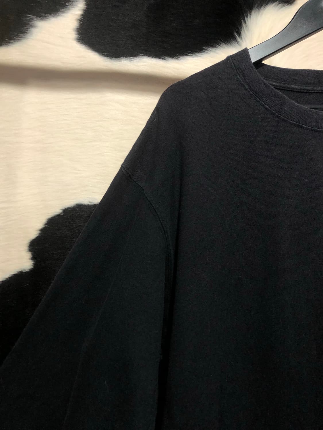 노스페이스 오버핏 블랙 롱슬리브  상품이미지4