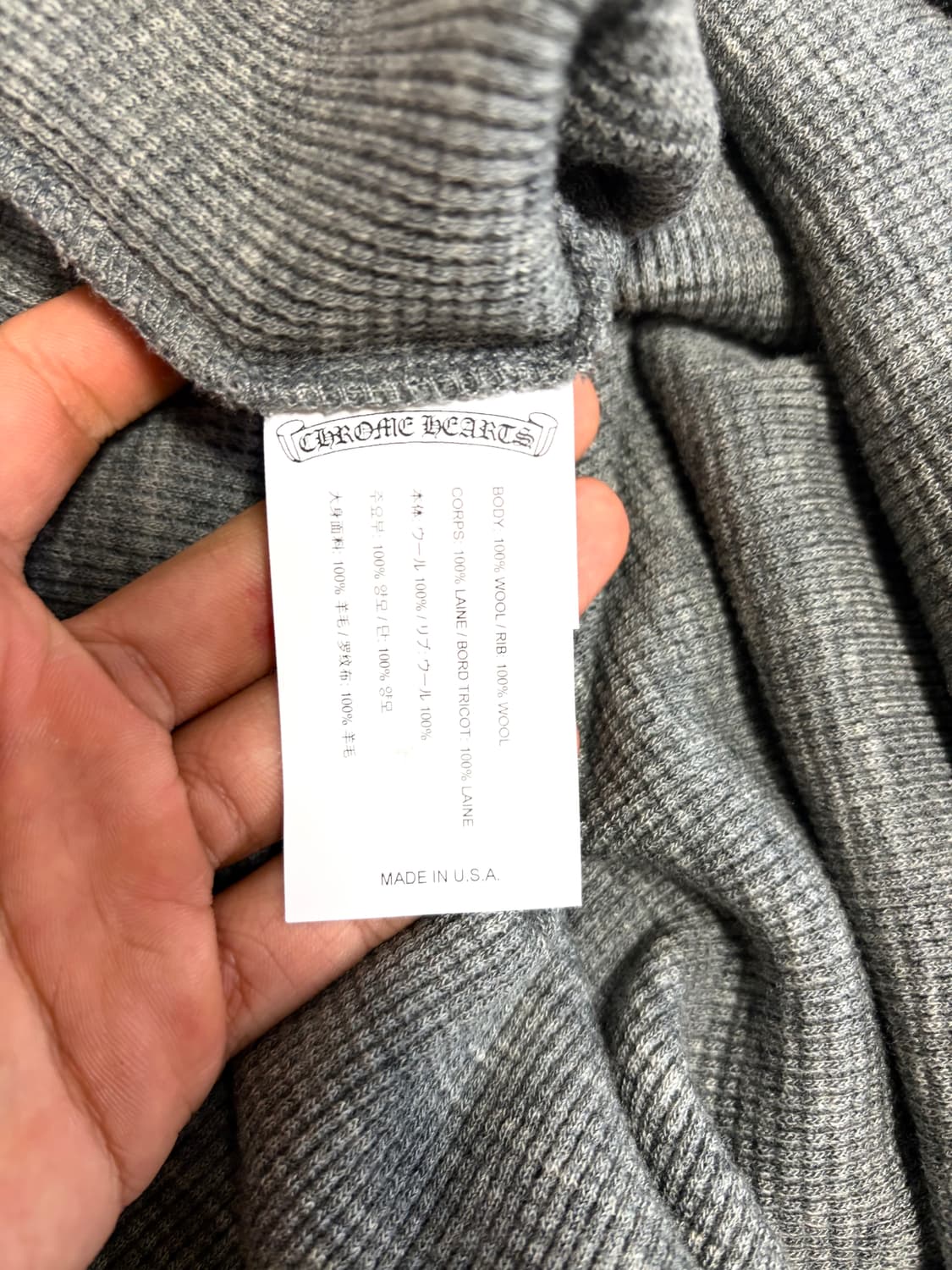 크롬하츠 와플 롱슬리브 상품이미지5