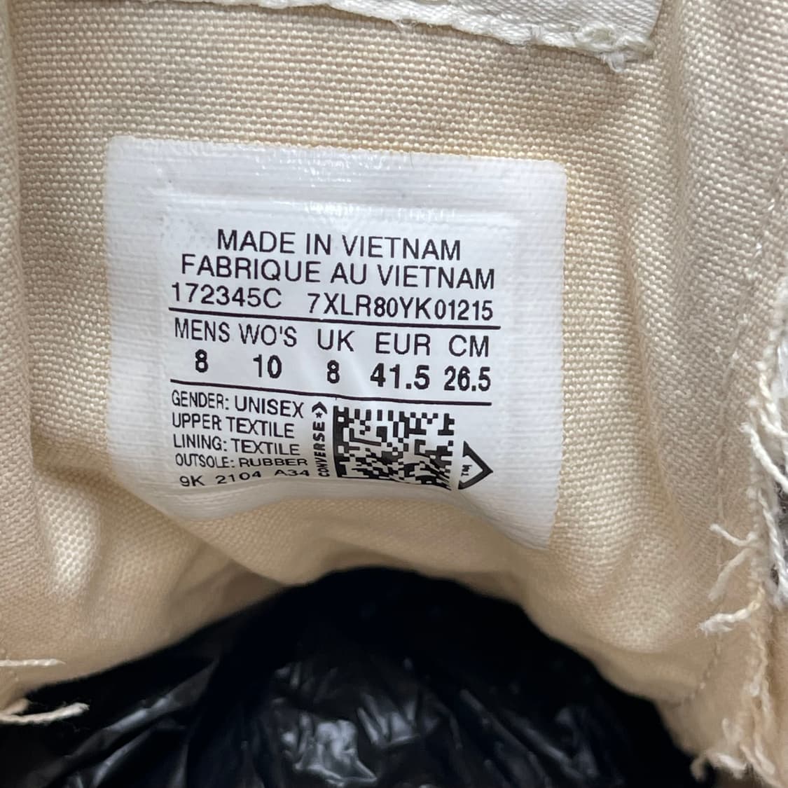 [265] 컨버스 x 다크쉐도우 터보다크 척 70 로우 릴리 화이트 상품이미지9