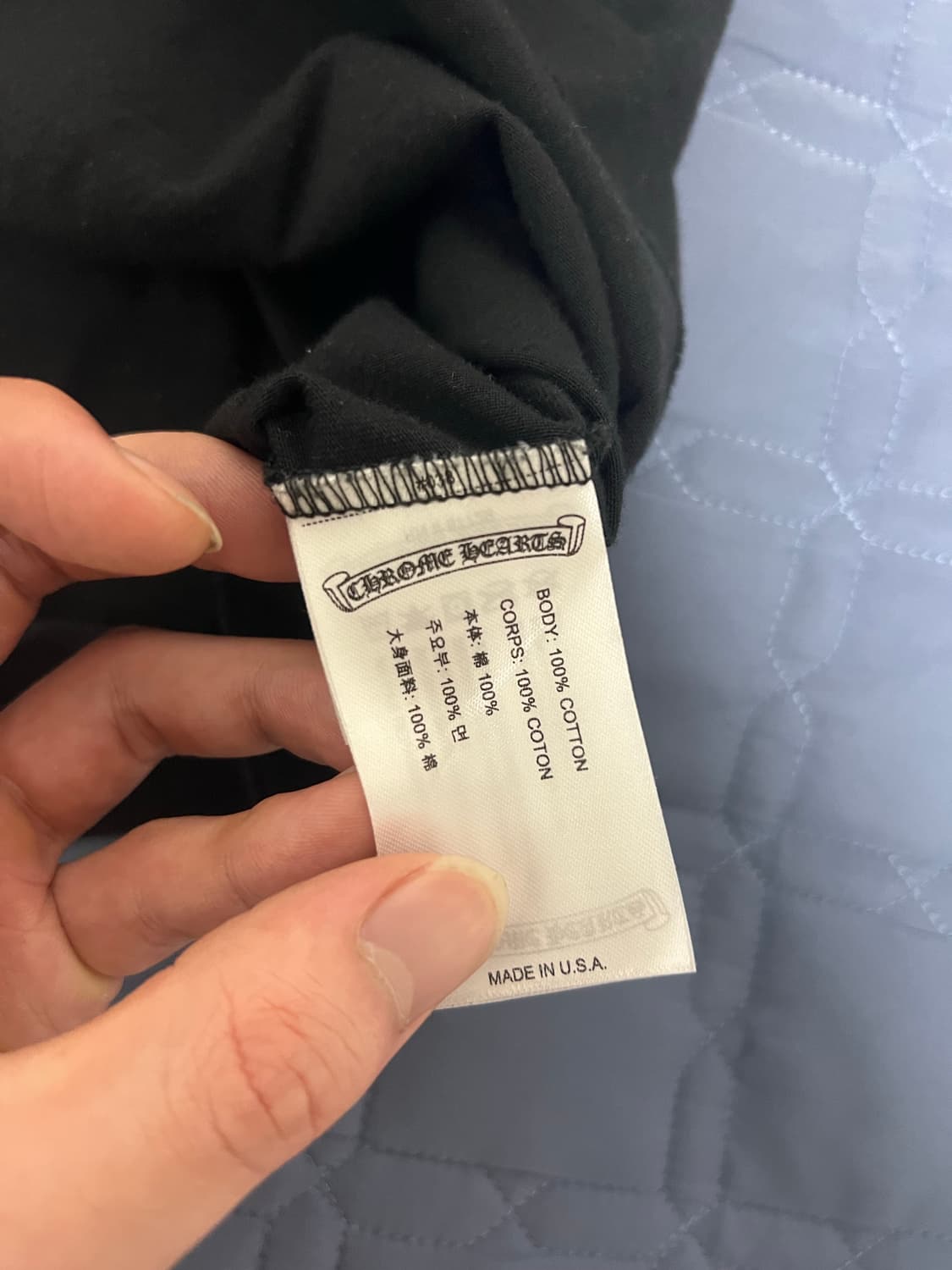 크롬하츠 홀스슈 롱슬리브 블랙 뉴욕 L 상품이미지3