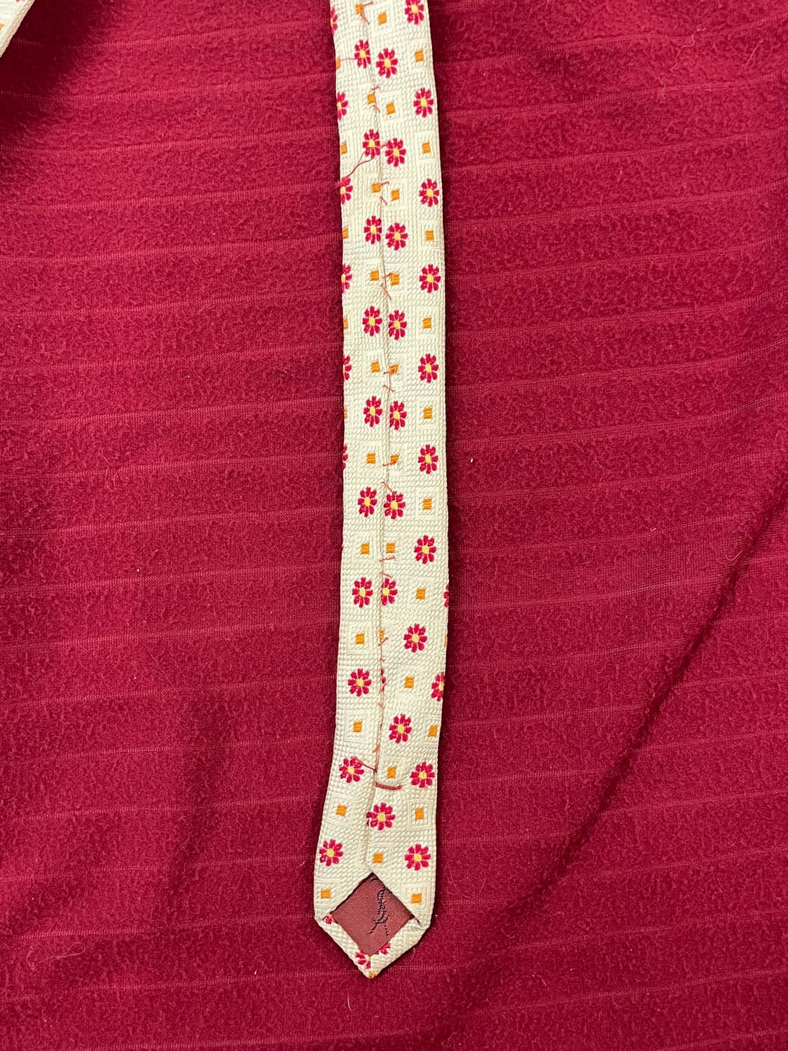 입생로랑 플라워 패턴 넥타이 #csz3056 상품이미지3