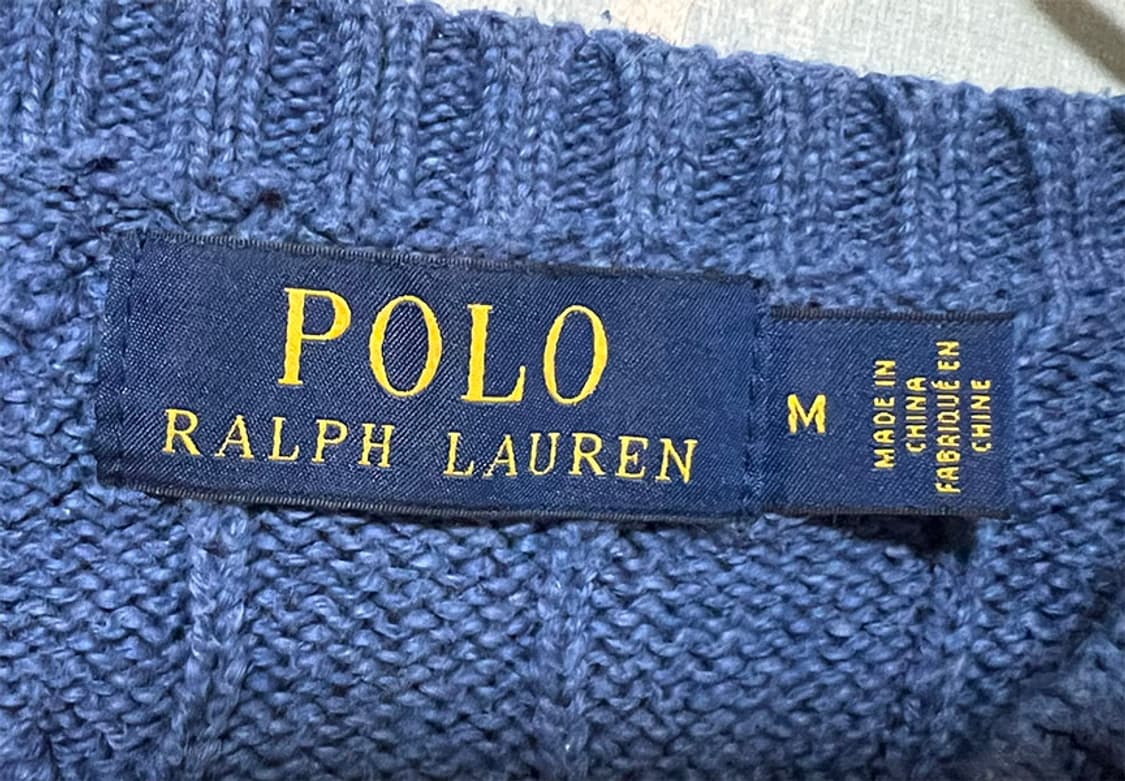 POLO 폴로 남자 꽈배기니트 캐주얼 기본 M 95 상품이미지3