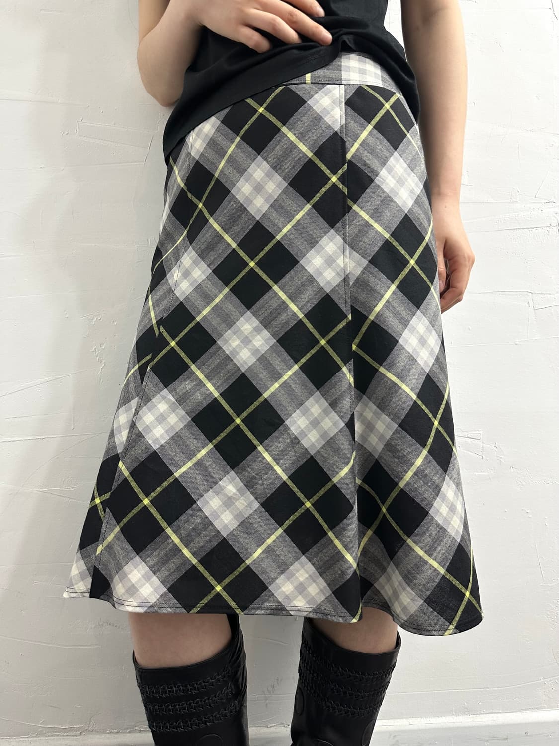 burberry check midi skirt 상품이미지5