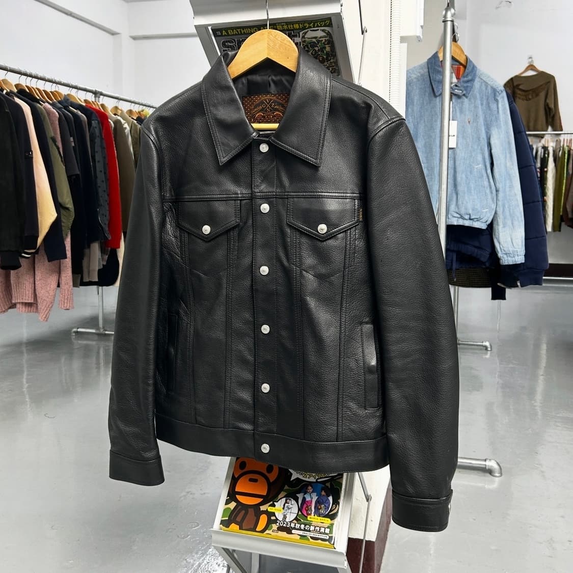 누드본즈 머스탱 레더 자켓 상품이미지1