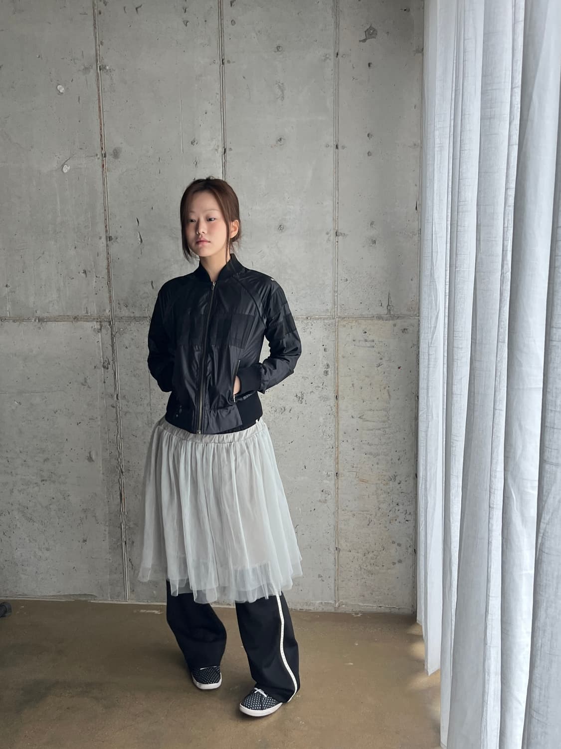 튤 스커트 라이트 그레이 상품이미지10