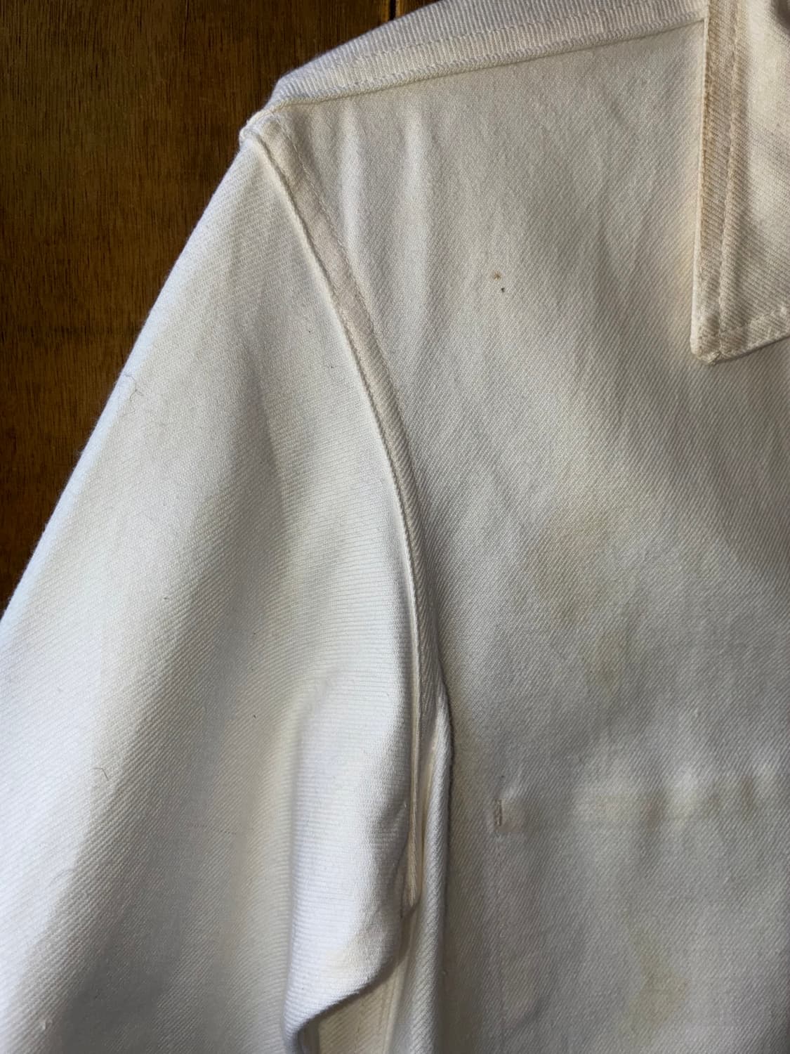 70~80s German Work Jacket White Twill 상품이미지6