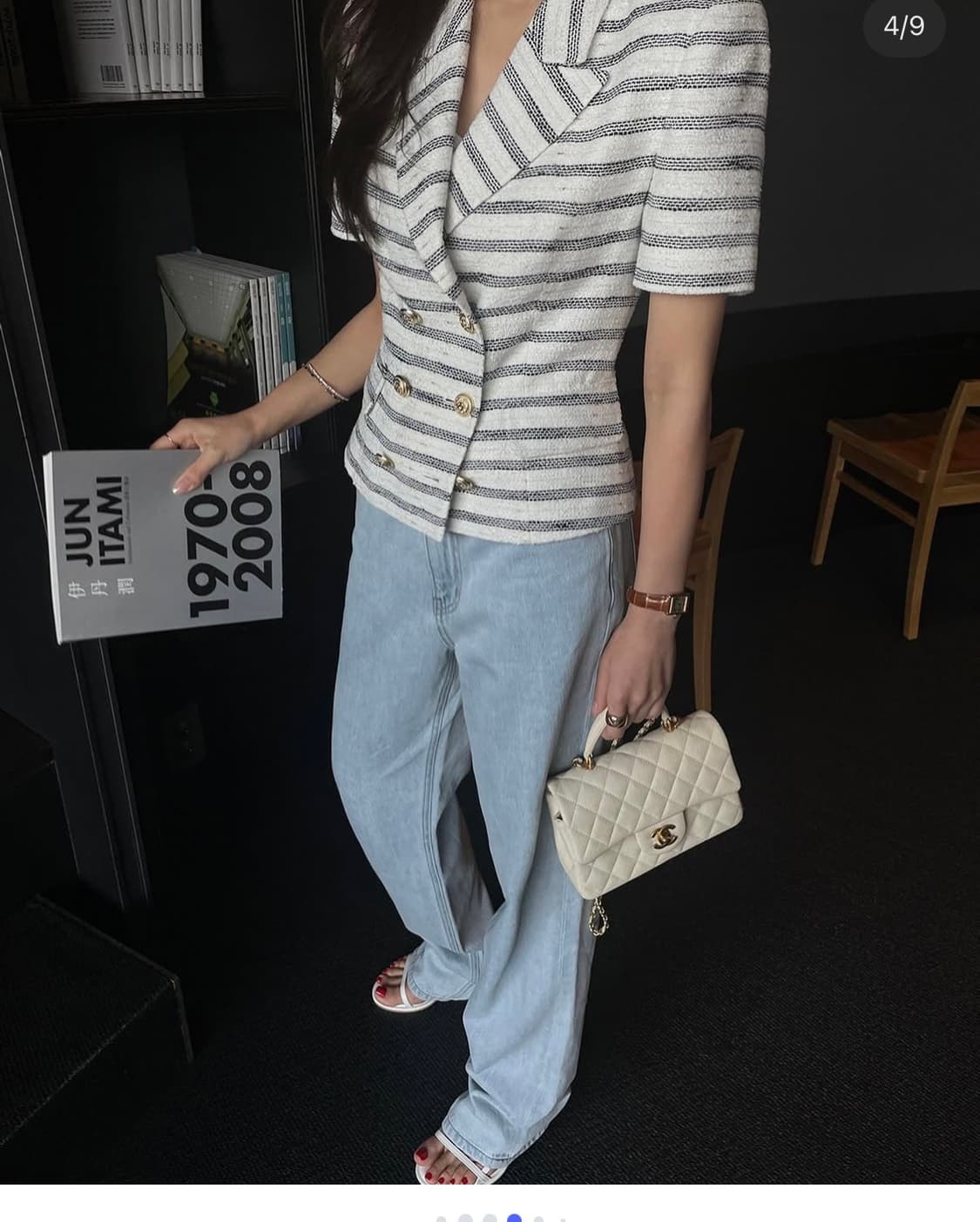 Cruise Stripe Tweed Jacket 상품이미지7