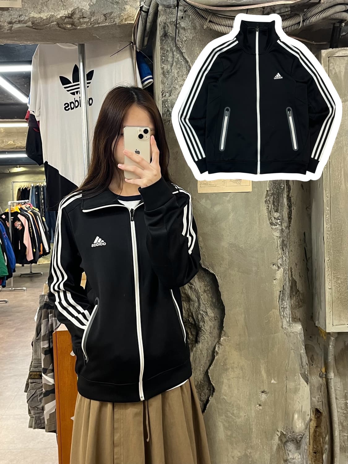 아디다스 져지 블랙 100 #csz936 상품이미지1