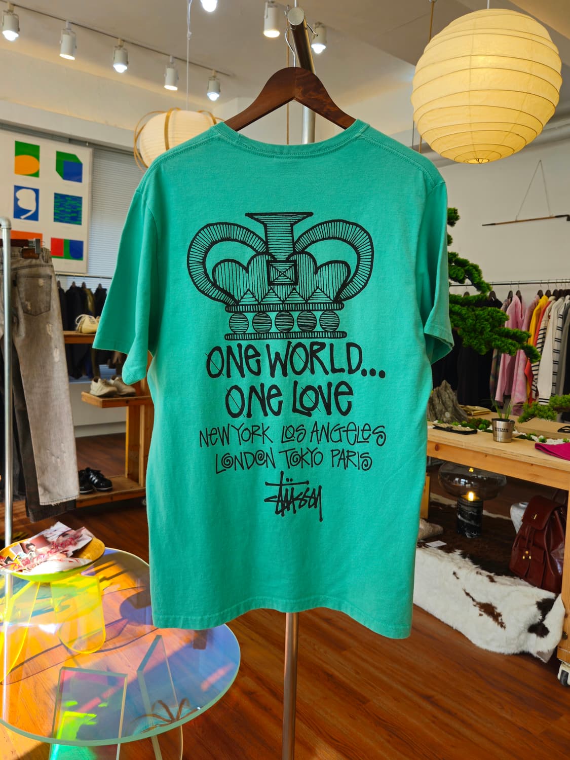 스투시 원월드원러브 티셔츠 상품이미지3