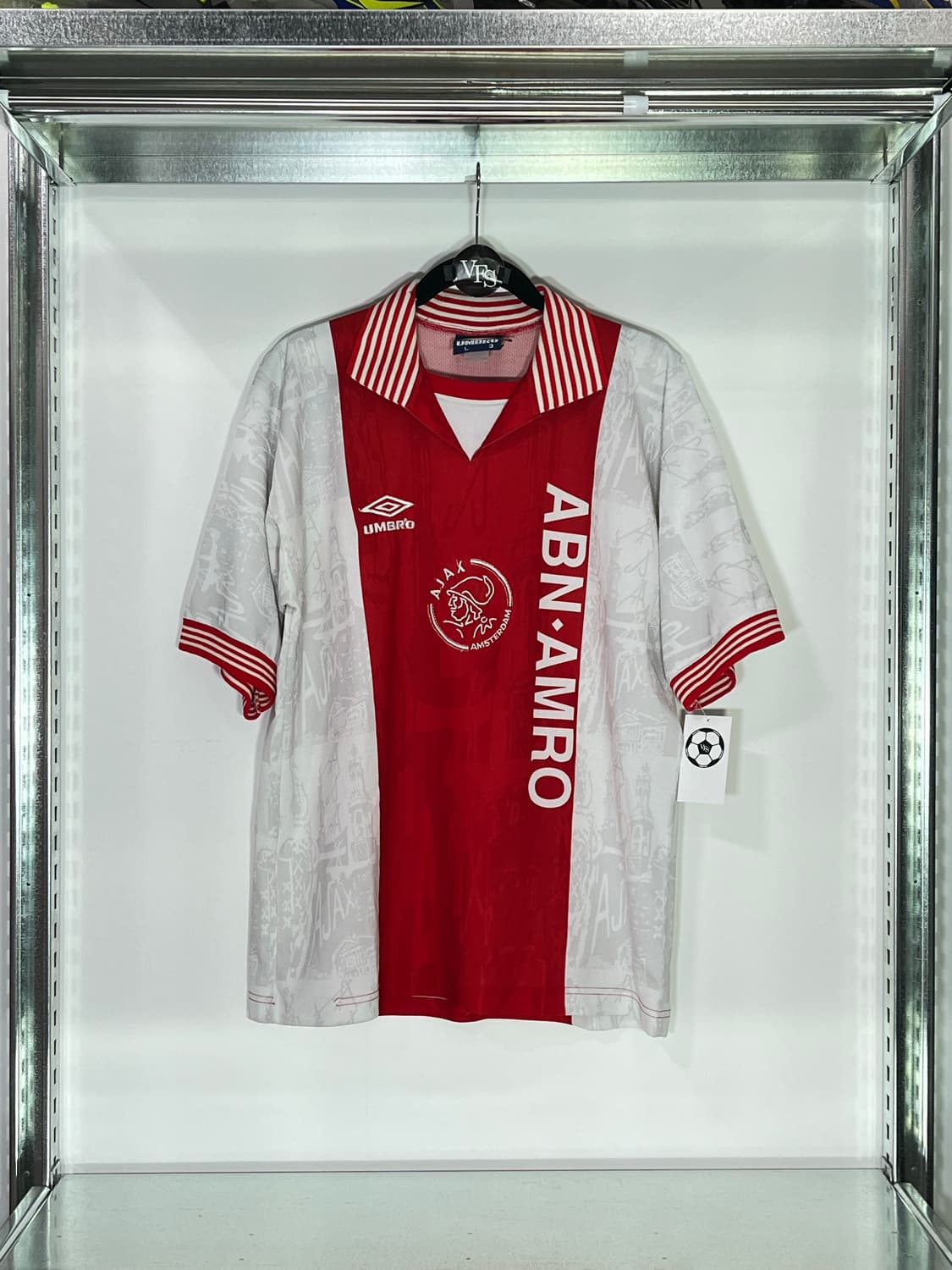 엄브로 96-97 AFC 아약스 홈 파트릭 클라위베르트 상품이미지1