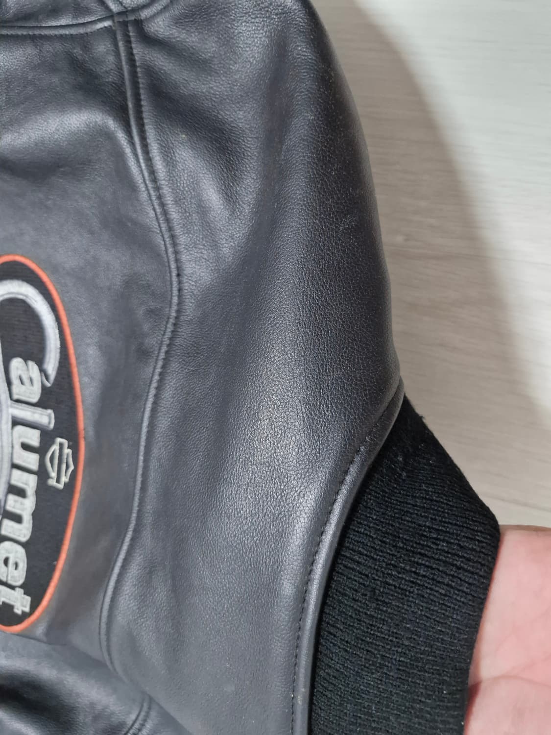 Harley Davidson 가죽 봄버 자켓 상품이미지3