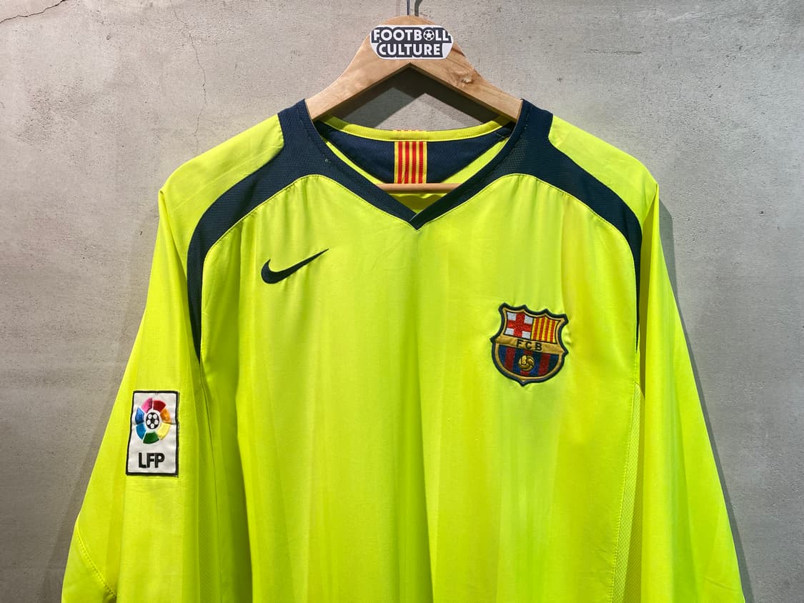 05-06 바르셀로나 호나우지뉴 긴팔 어웨이 유니폼 상품이미지2