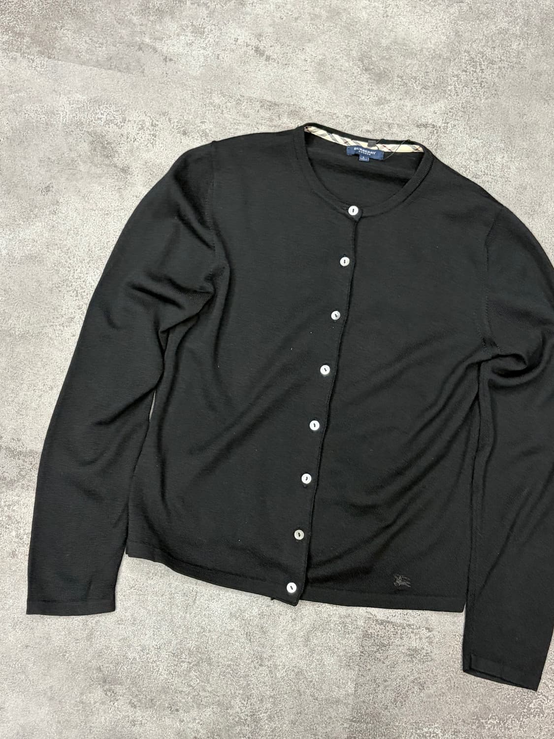 버버리 블랙 가디건 상품이미지4