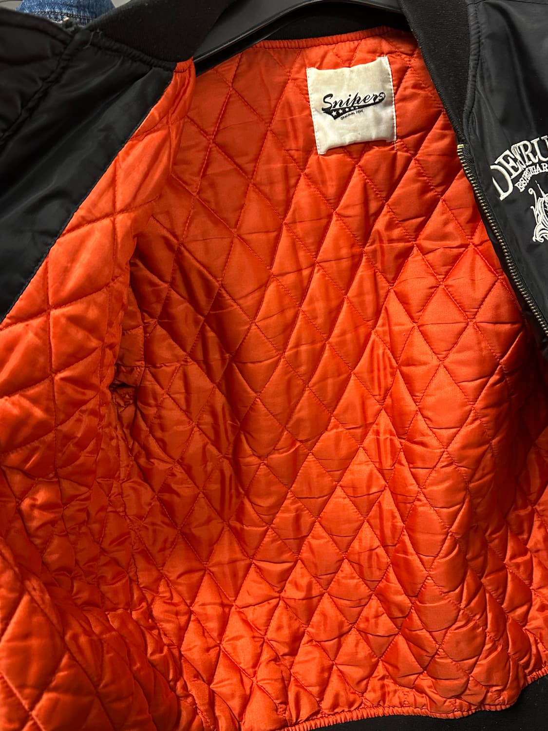 snihers 자수 DESTRUCT ma-1 항공점퍼 판매 상품이미지6