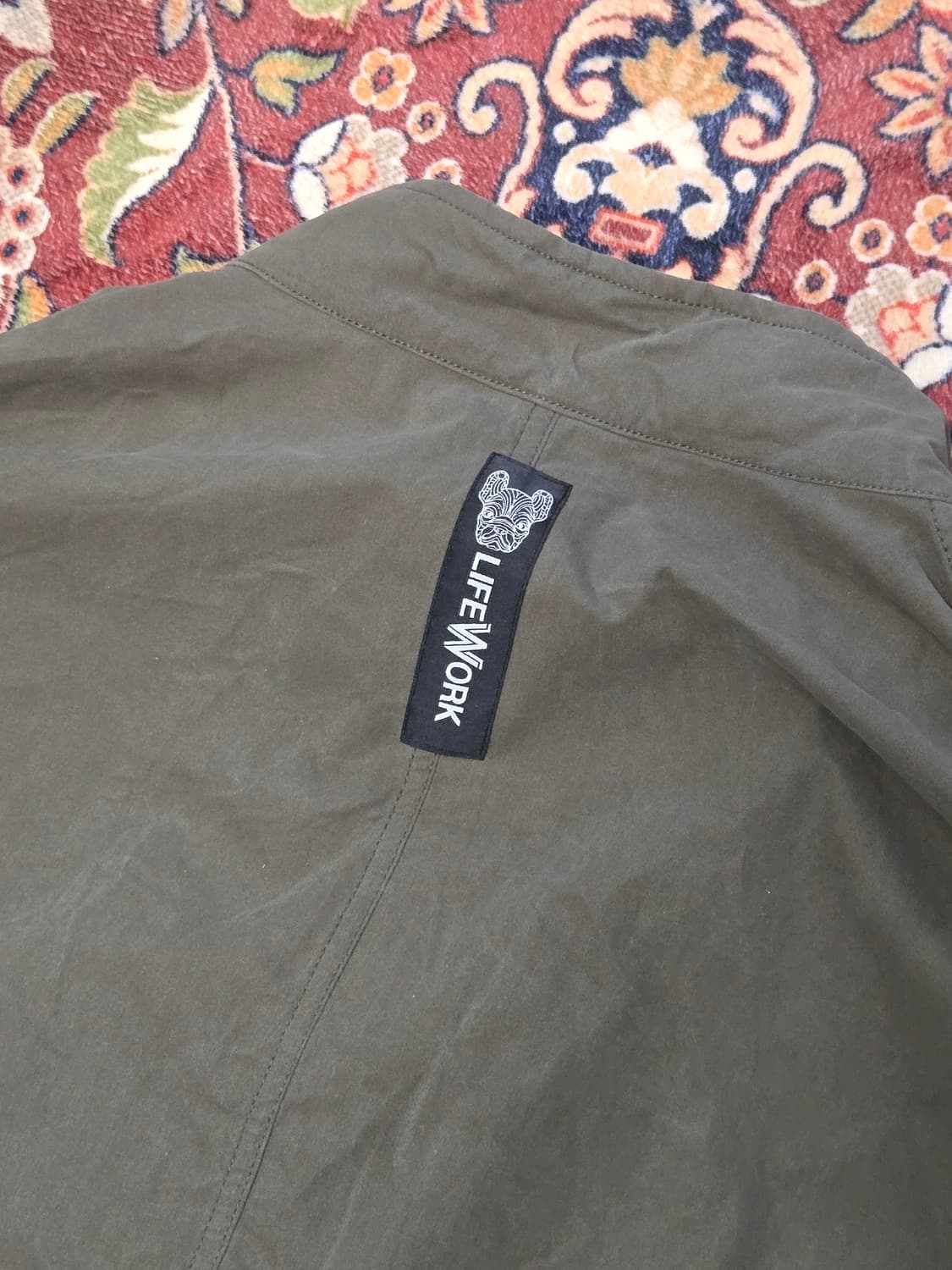 라이프워크 시그니처 로고 오버핏 야상 자켓 (M,공용)

 상품이미지8