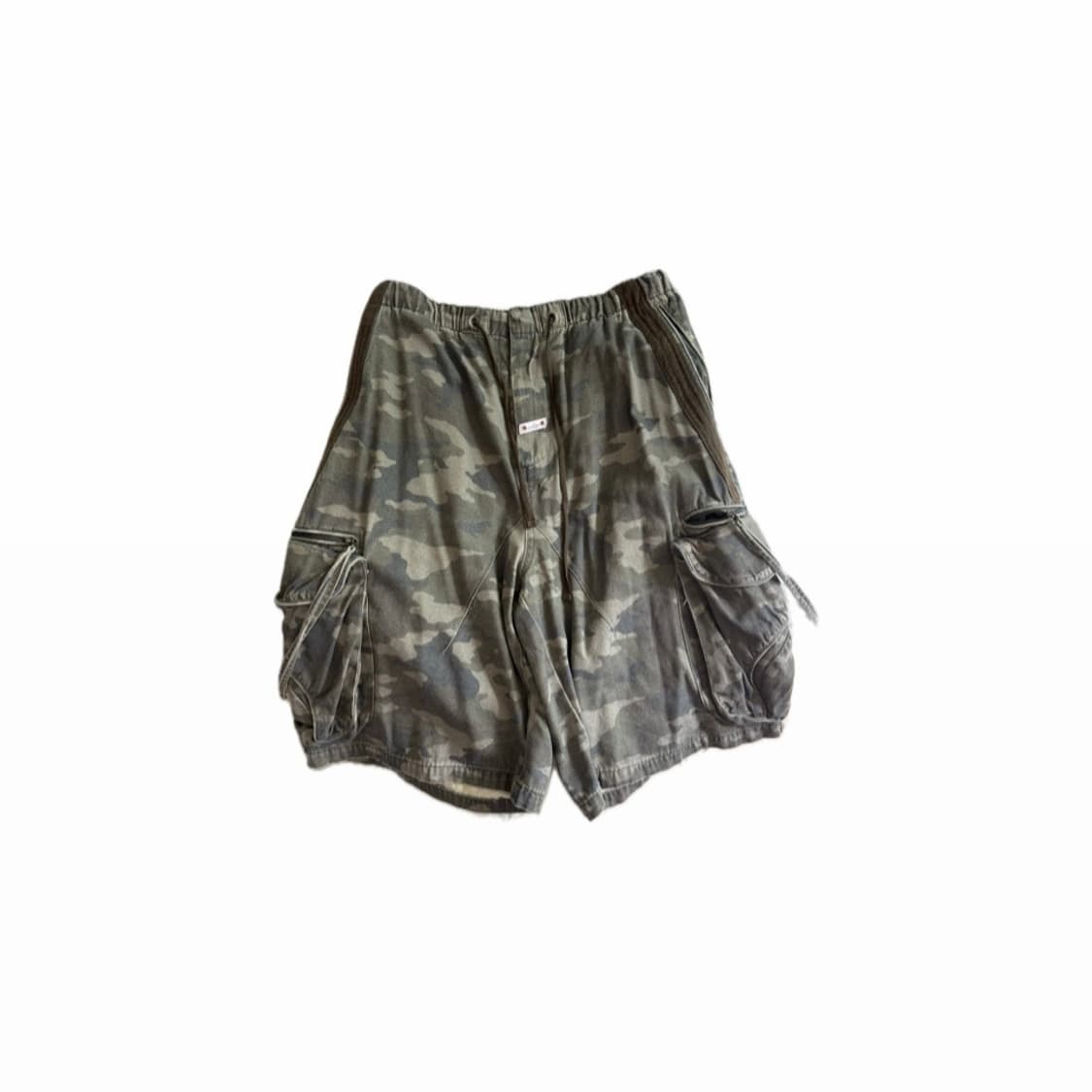 Twill Cargo Half Pants Forest Camo 상품이미지2