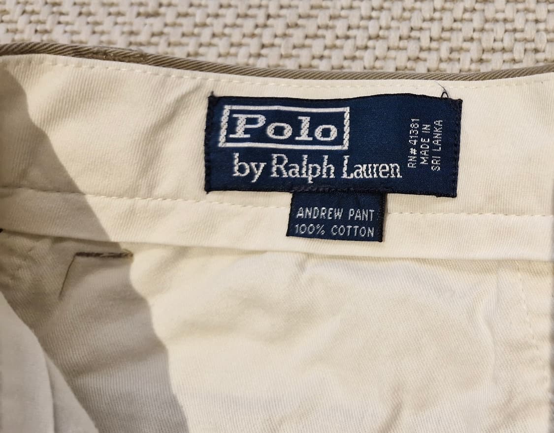 폴로 랄프로렌 앤드류 투 턱 치노 팬츠 32 상품이미지3
