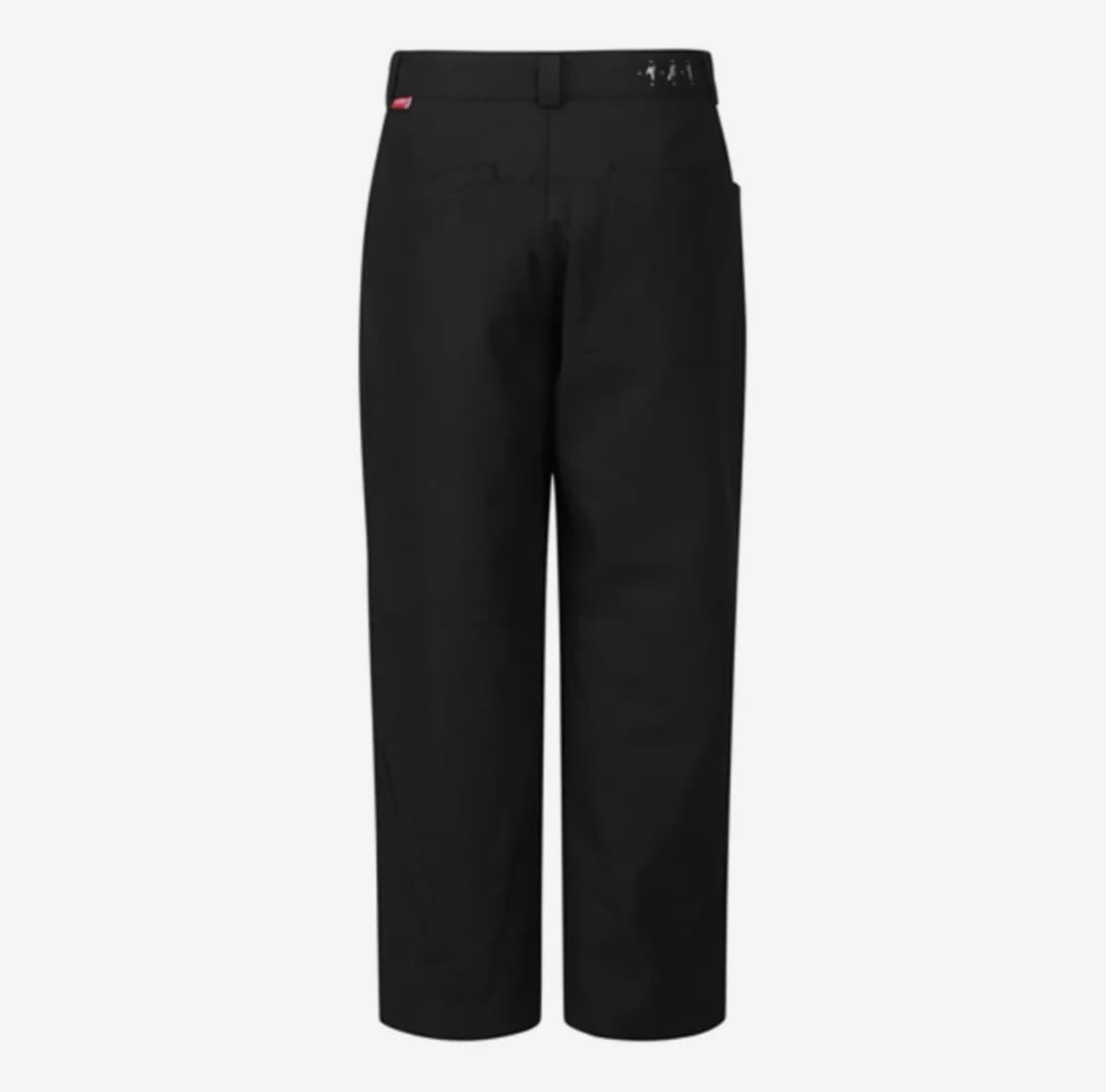 [L] 프리커 블랙 klopman 클롭만 슬릿 팬츠 블랙 새상품 상품이미지3