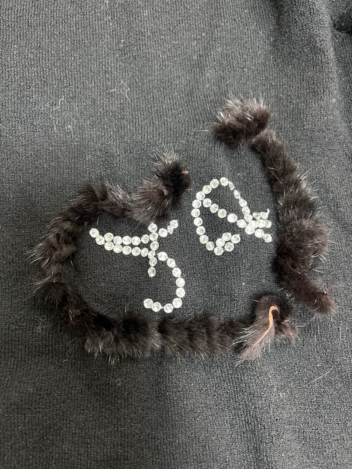 미니 퍼 포인트 가디건 상품이미지4