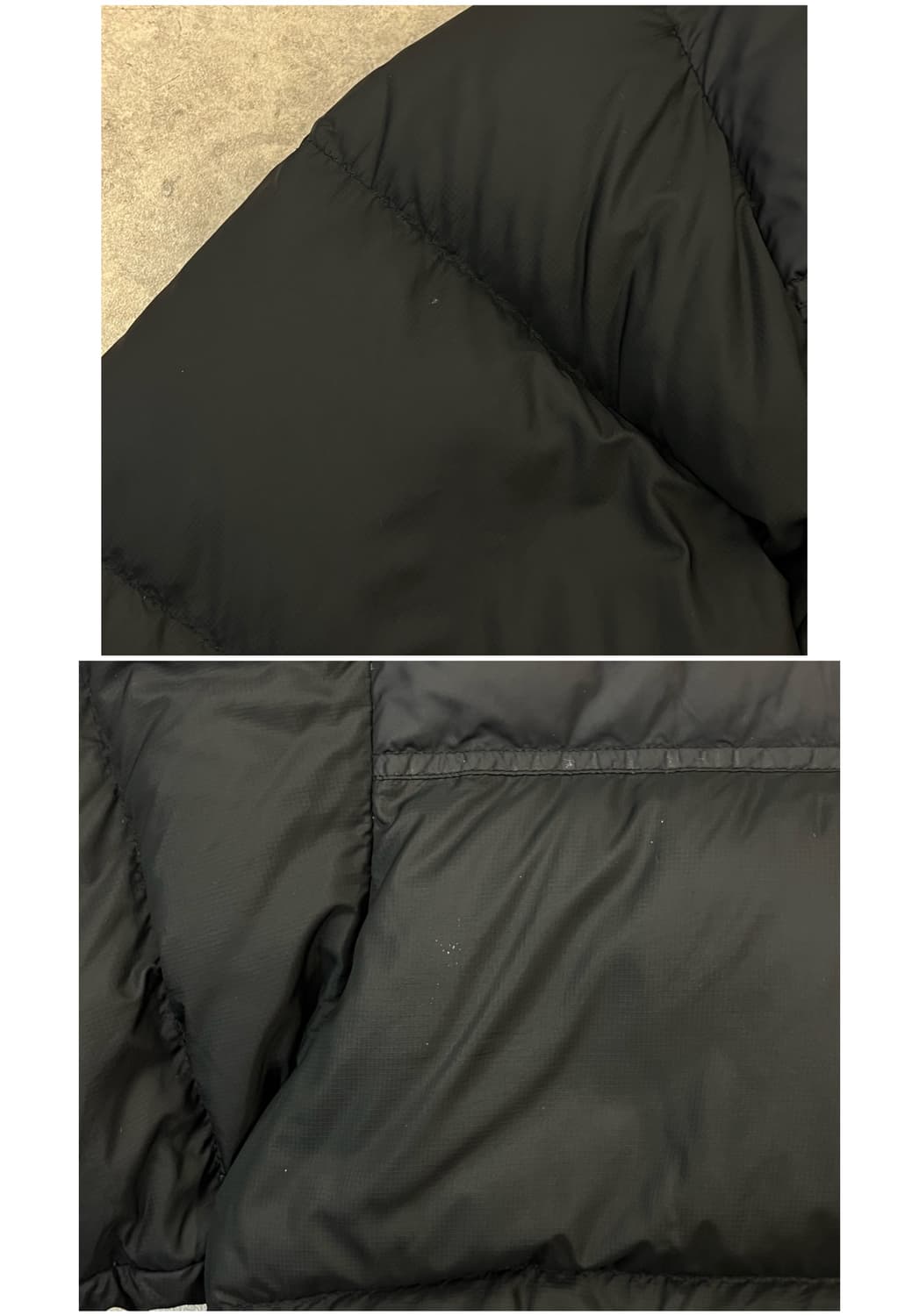 노스페이스 눕시 700 다운 패딩 블랙 L #csz1776 상품이미지8