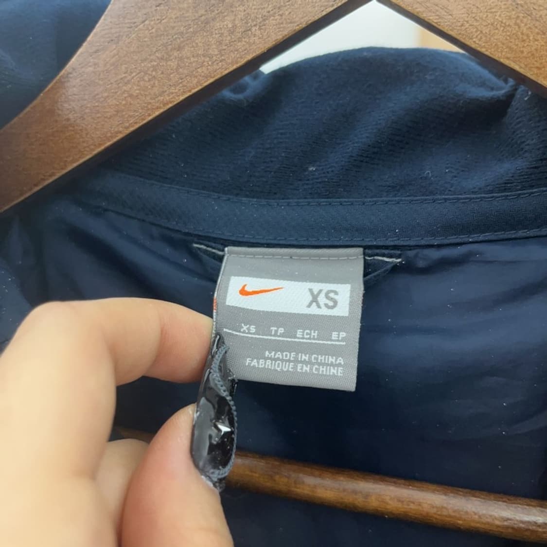 나이키 인터밀란 피렐리 올드스쿨 경량 패딩 자켓 XS C08491 상품이미지5