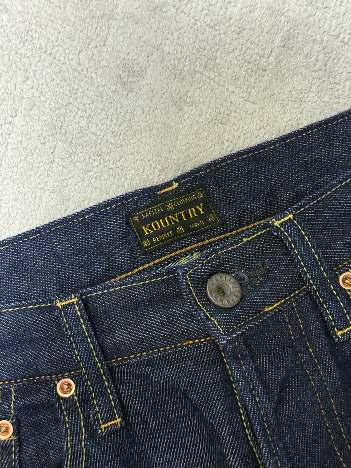 캐피탈 본 데님 인디고 32 상품이미지3