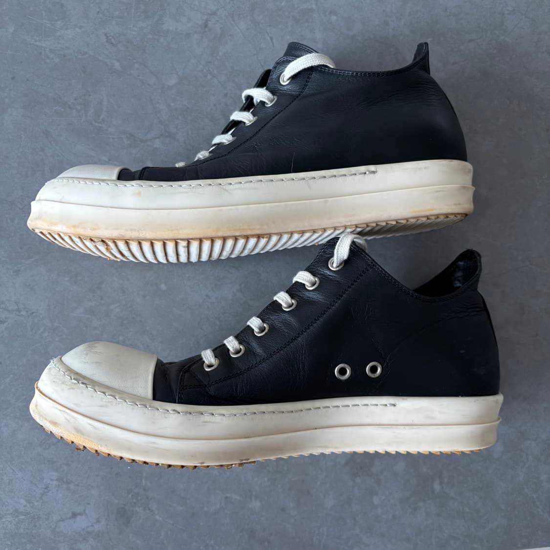 릭오웬스 라몬즈 로우 레더 41.5 상품이미지5