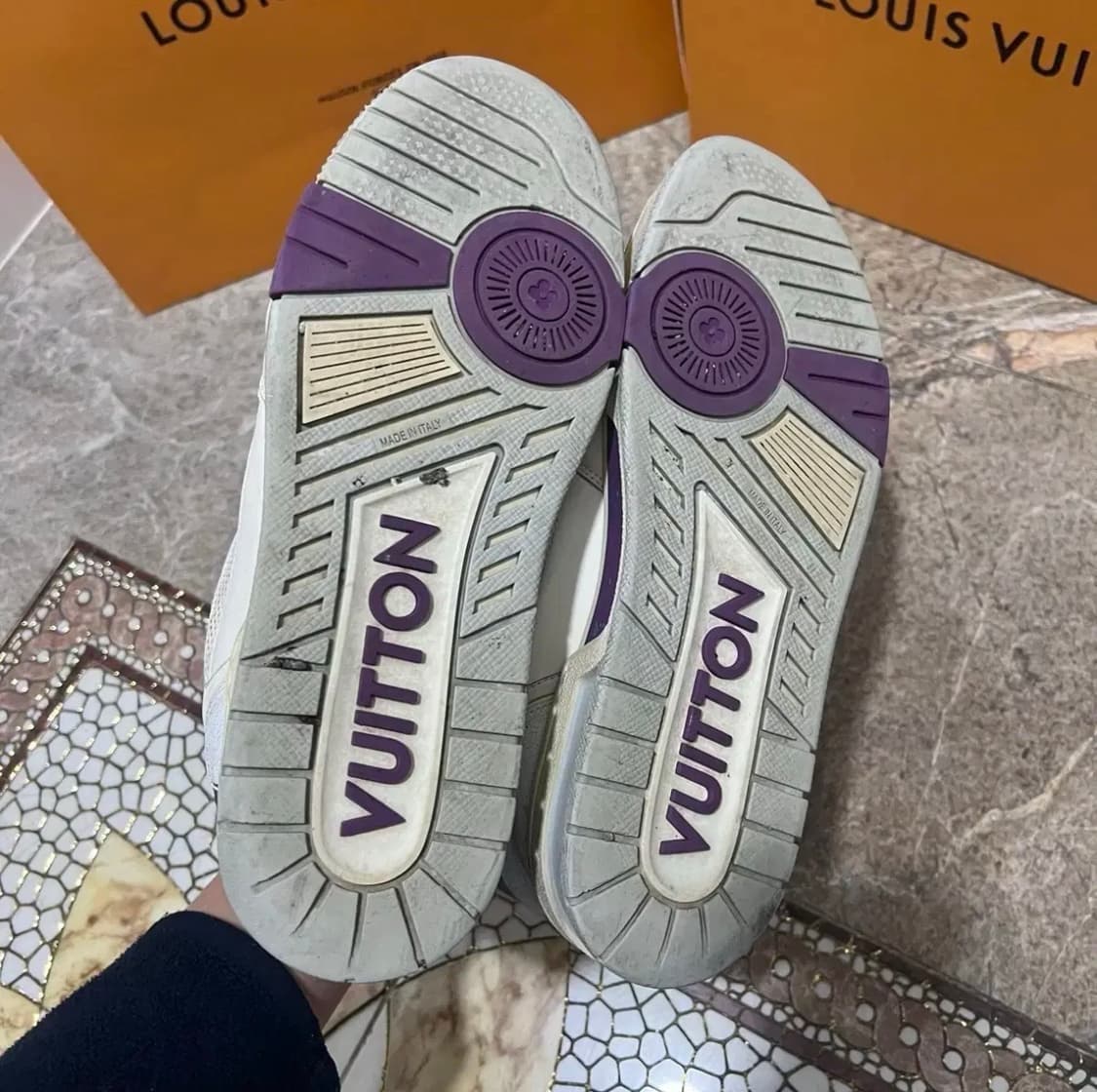 [7사이즈] 루이비통 벨크로 트레이너 스니커즈 상품이미지8