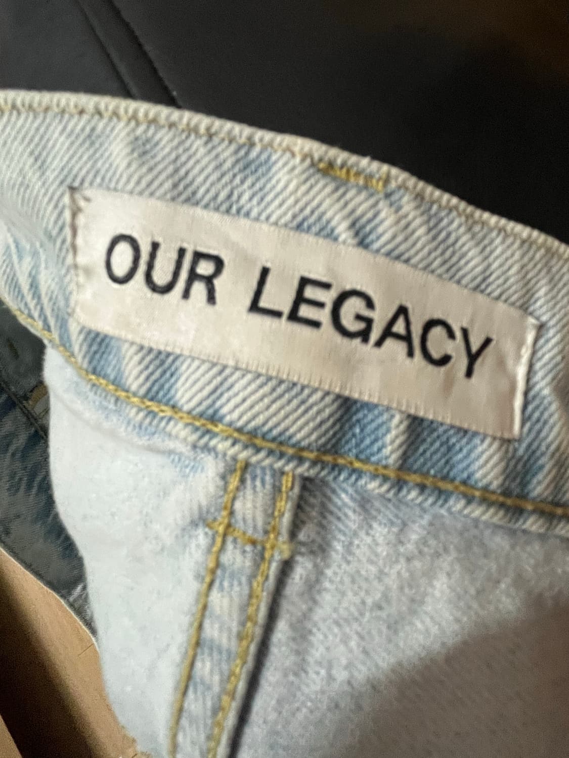 아워레가시 써드컷 데님팬츠  상품이미지4