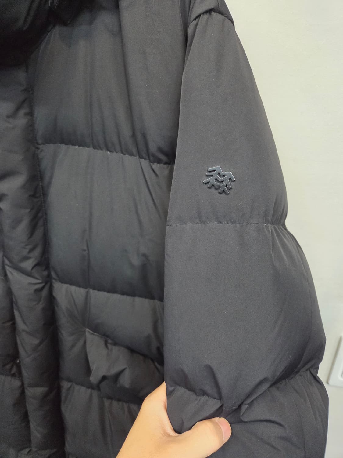 코오롱스포츠 백로고 롱패딩 105 상품이미지5