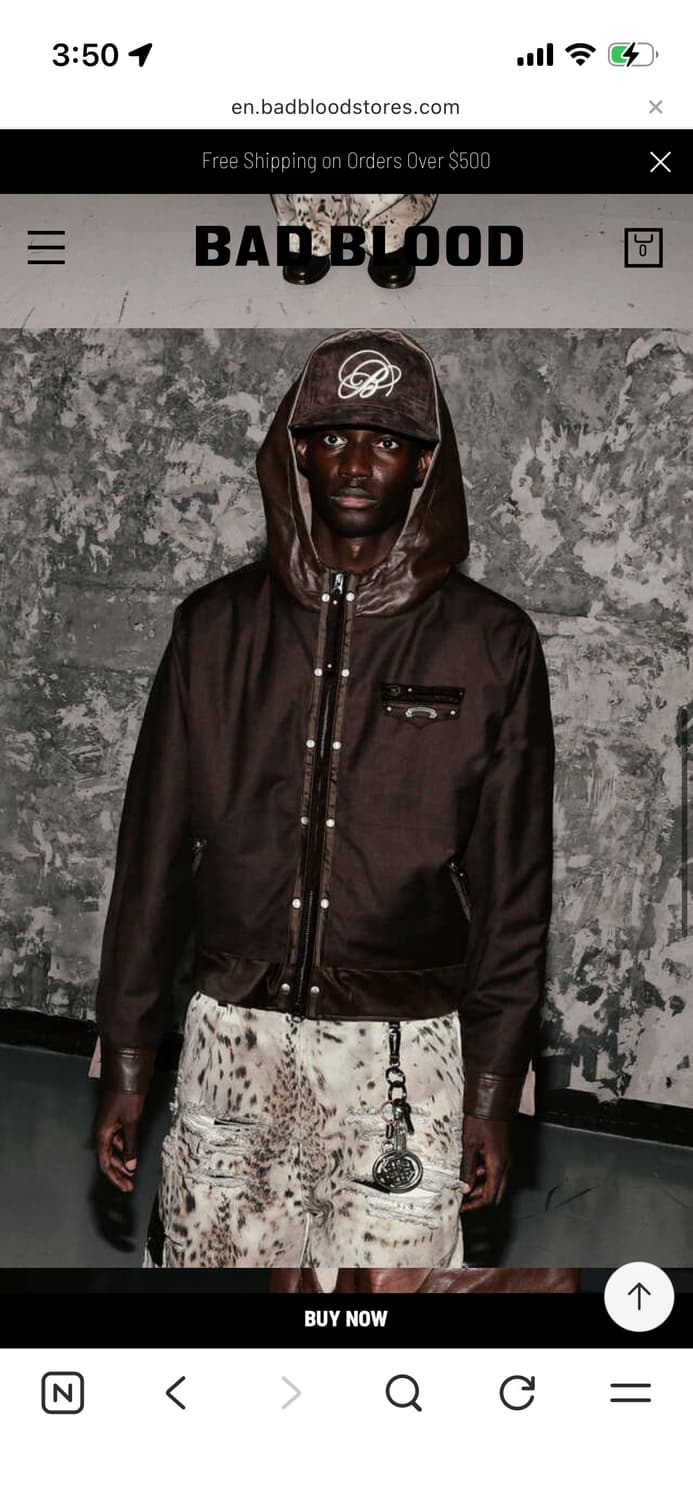 Viper91 Contrast Hooded Blouson 상품이미지6