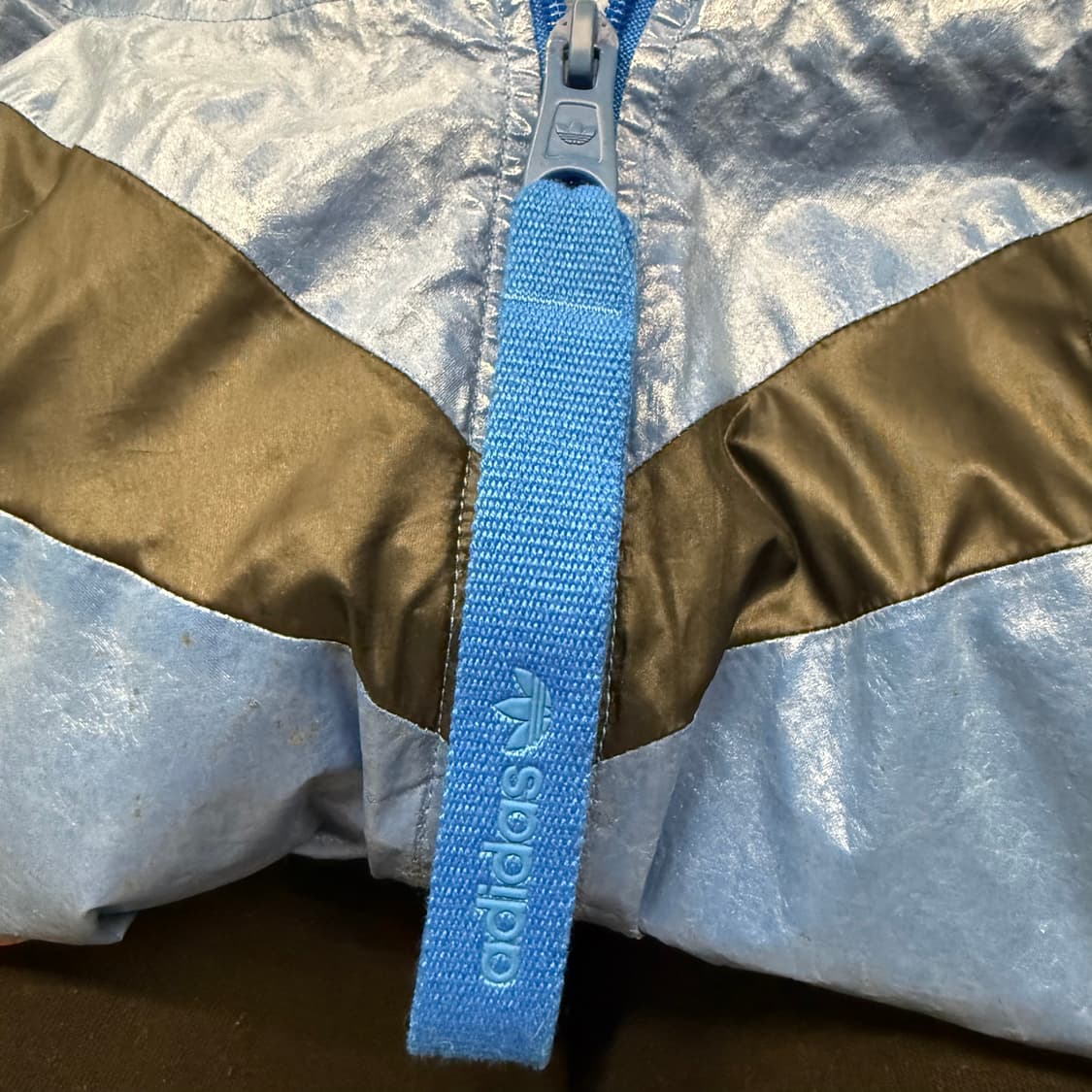 [정품/90] 아디다스 컬러 블록 후드 바람막이 자켓 b8 상품이미지6